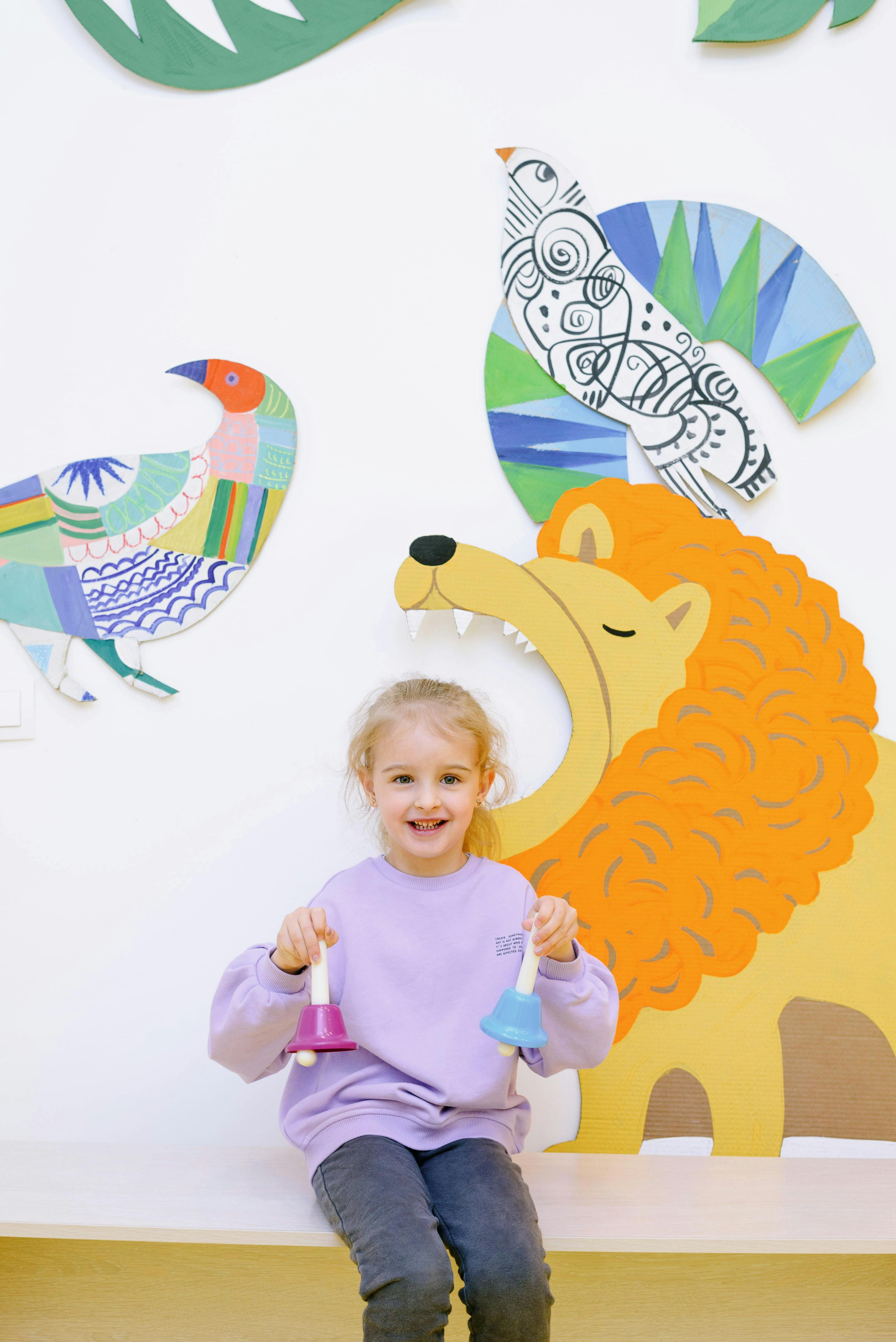 Children doing hands-on activities